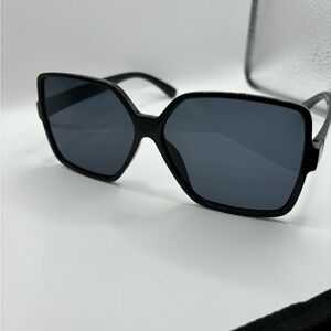 Black Square Oversized Sunglasses